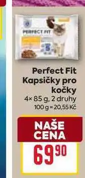 Billa Perfect Fit Kapsičky pro kočky 4× 85 g nabídka