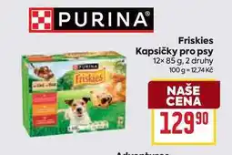 Billa Friskies Kapsičky pro psy 12× 85 g nabídka