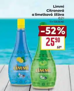 Billa Limmi Citronová a limetková šťáva 0,2l nabídka