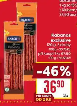 Billa Kabanos exclusive 120 g nabídka