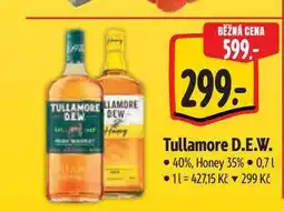 Albert Tullamore D.E.W. 40%, Honey 35% 0,7 l nabídka