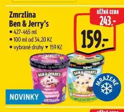 Albert Zmrzlina Ben & Jerry's 427-465 ml nabídka