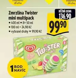 Albert Zmrzlina Twister 8x50 ml nabídka