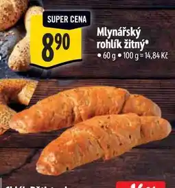 Albert Mlynářský rohlík žitný 60 g nabídka