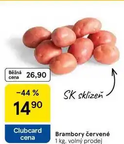 Tesco Brambory červené, 1 kg nabídka