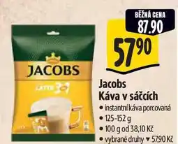 Albert Jacobs Káva v sáčcích instantní káva porcovaná 125-152 g nabídka