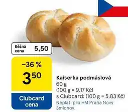 Tesco Kaiserka podmáslová, 60 g nabídka