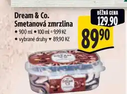Albert Dream & Co. Smetanová zmrzlina 900 ml nabídka