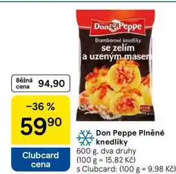 Tesco Don Peppe Plněné knedlíky, 600 g nabídka