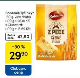 Tesco Bohemia Tyčinky, 160 g, více druhů nabídka