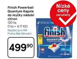 Tesco Finish Powerball Quantum Kapsle do myčky nádobí citron, 120 ks nabídka