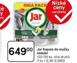 Tesco Jar Kapsle do myčky nádobí, 102-125 ks, více druhů nabídka