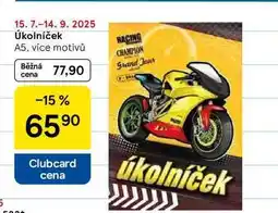 Tesco Úkolníček A5, více motivů nabídka