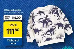 Tesco Chlapecká mikina Vel.: 18 měsíců-8 let nabídka
