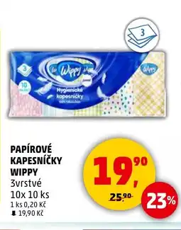 Penny Market WIPPY Papírové kapesníčky nabídka