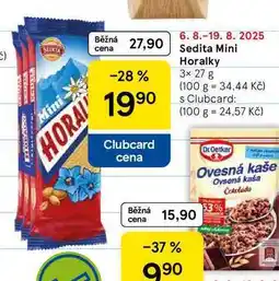 Tesco Sedita Mini Horalky, 3x 27 g nabídka
