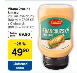 Tesco Vitana Dresink k masu, 250 ml, dva druhy nabídka