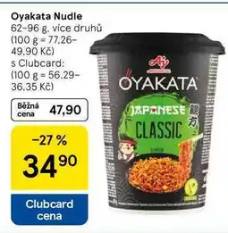 Tesco Oyakata Nudle, 62-96 g nabídka