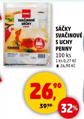Penny Market Sáčky svačinové s uchy Penny nabídka