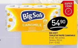 Flop BIG SOFT TOALETNÍ PAPÍR CAMOMILE 8 rolí nabídka