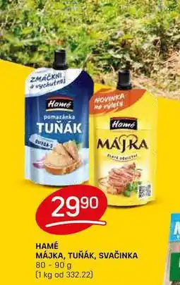 Flop HAMÉ MÁJKA, TUŇÁK, SVAČINKA 80 - 90 g nabídka
