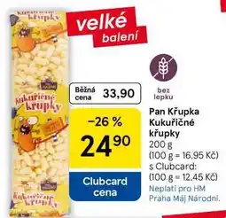 Tesco Pan Křupka Kukuřičné křupky, 200 g nabídka