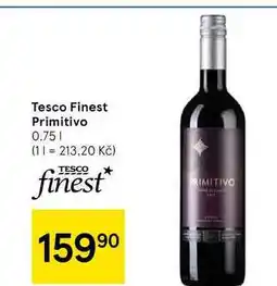 Tesco Tesco Finest Primitivo, 0.75 l nabídka