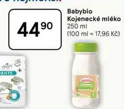 Tesco Babybio Kojenecké mléko, 250 ml nabídka