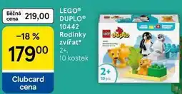 Tesco LEGO DUPLO 10442 Rodinky Joplo zvířat 2+, 10 kostek nabídka