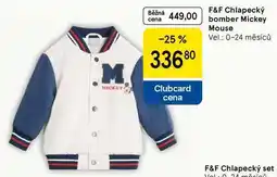 Tesco F&F Chlapecký bomber Mickey Mouse Vel.: 0-24 měsíců nabídka