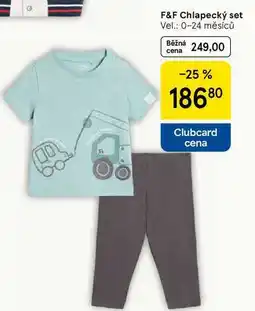 Tesco F&F Chlapecký set Vel.: 0-24 měsíců nabídka