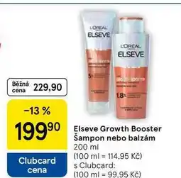 Tesco Elseve Growth Booster Šampon nebo balzám, 200 ml nabídka
