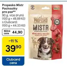 Tesco Propesko Mistr Pochoutky pro psa, 90 g nabídka