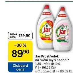 Tesco Jar na ruční mytí nádobí, 1,35 I, více druhů nabídka
