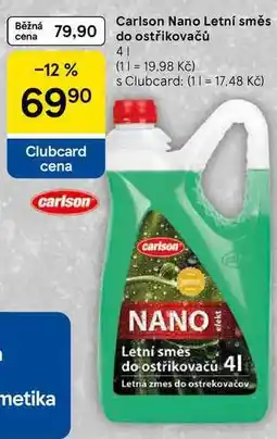 Tesco Carlson Nano Letní směs do ostřikovačů, 4 l nabídka
