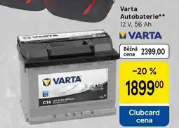 Tesco Varta Autobaterie, 12 V, 56 Ah nabídka