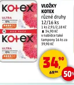 Penny Market Vlozky Kotex nabídka