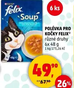 Penny Market Polévka pro kočky felix nabídka