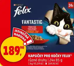 Penny Market Kapsičky pro kočky felix nabídka