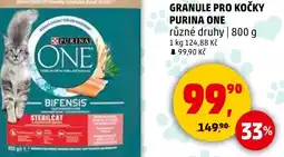 Penny Market Granule pro kočky purina one nabídka
