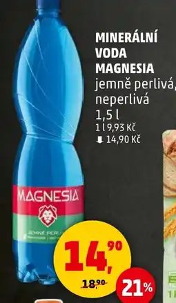 Penny Market Minerální voda magnesia nabídka