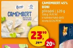 Penny Market Camembert 45% boni nabídka
