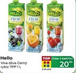 Tamda Foods Hello Viva džus Černý rybíz TPP nabídka
