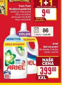 Billa Ariel Gel na praní 86 dávek nabídka