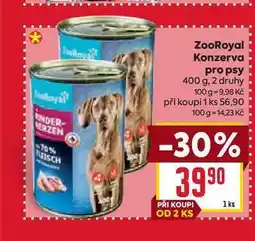 Billa ZooRoyal Konzerva pro psy 400 g nabídka