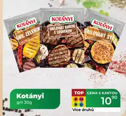 Tamda Foods Kotányi gril nabídka