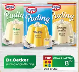 Tamda Foods Dr.Oetker puding originální nabídka