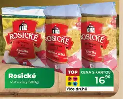 Tamda Foods Rosické těstoviny nabídka