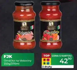 Tamda Foods FJK Omáčka na těstoviny nabídka