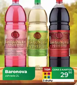Tamda Foods Baronova zahrada nabídka